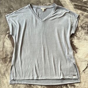 Orvis Blue Relaxed Cap Sleeve Tee